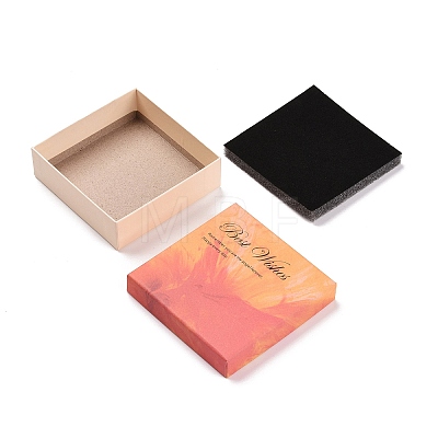Two Tone Cardboard Jewelry Packaging Boxes CON-B007-04C-1