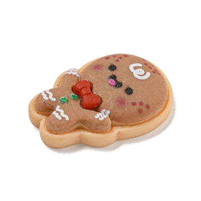 Christmas Opaque Resin Decoden Cabochons RESI-U006-01A-1