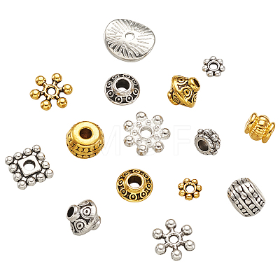 Tibetan Style Alloy Spacer Beads PALLOY-TA0001-51-1