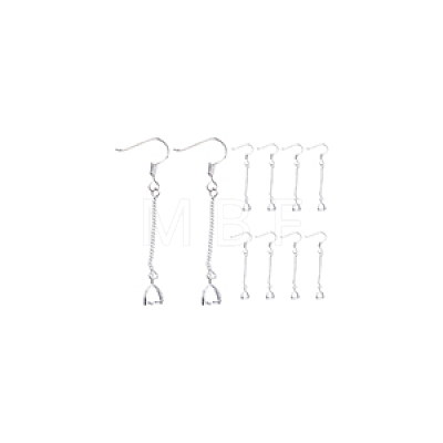 20 Pairs Brass Earring Hooks KK-DC0002-73-1