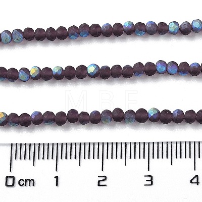 Imitation Jade Glass Beads Strands EGLA-A034-T2mm-MB15-1