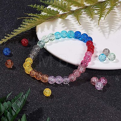Crackle Glass Beads CCG-PH0003-02-1