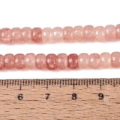 Ombre Effect Dyed Glass Beads Strands X-GLAA-Q106-05A-A09-1