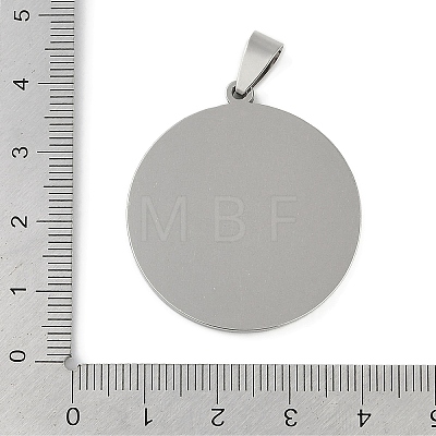 Non-Tarnish 201 Stainless Steel Pendant Cabochon Settings X-STAS-L279-009P-1