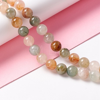 Natural Gemstone Beads Strands G-O029-05D-1