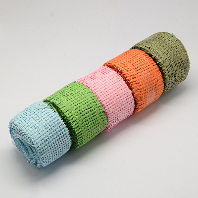 Paper Mesh Ribbon DIY-S003-10-3.2cm-1