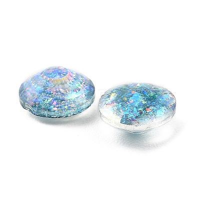 Resin Imitation Opal Cabochons RESI-H148-08C-1