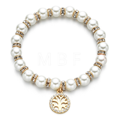 Alloy & Crystal Rhinestone  Charm Bracelets FS-WGAEA4B-02-1