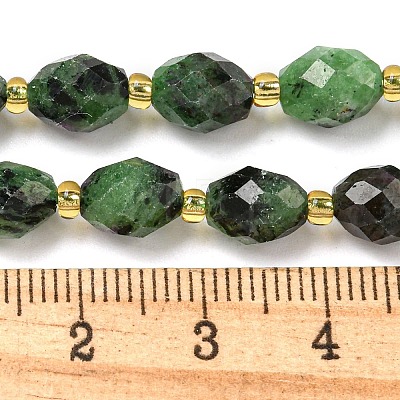 Natural Ruby in Zoisite Beads Strands G-N342-41-1