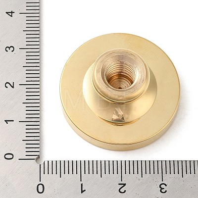 Golden Tone Round Brass Stamp Heads AJEW-H149-05G-01-1