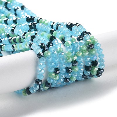 Glass Beads Strands EGLA-A034-M4mm-58-1