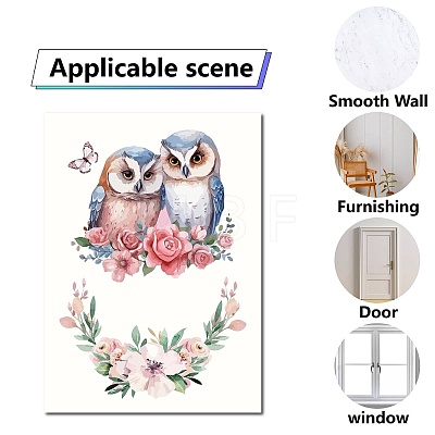 8 Sheets 8 Styles PVC Waterproof Wall Stickers DIY-WH0345-068-1