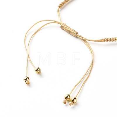 Oval Plating Acrylic Link Bracelet for Girl Women BJEW-JB06862-01-1