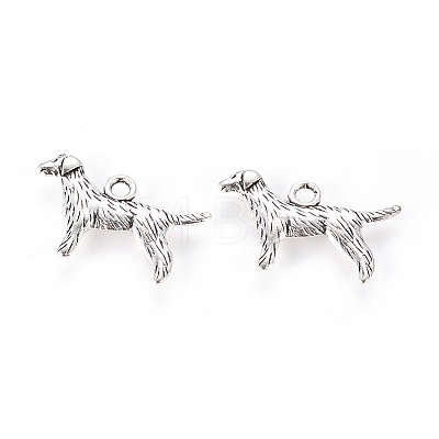 Tibetan Style Alloy Puppy Pendants LS-LF9881Y-1