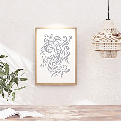 PET Hollow Out Drawing Painting Stencils DIY-WH0421-0029-1