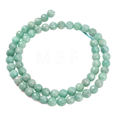 Natural Amazonite Beads Strands G-C280-B13-6mm-1