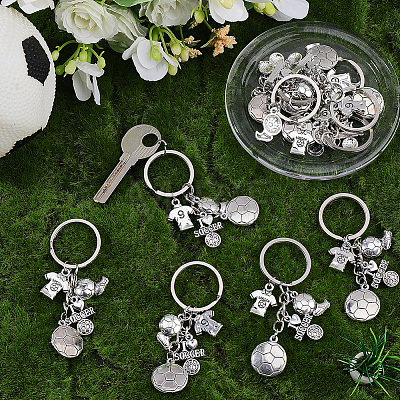 20Pcs Alloy Keychains KEYC-SC00046-1