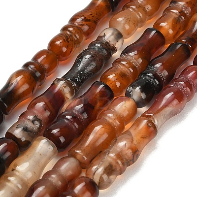 Natural Agate Beads Strands G-Z144-A02-01G-1