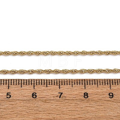 1.5MM 304 Stainless Steel Rope Chain Necklaces NJEW-T016-23G-1
