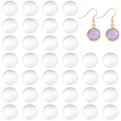 200Pcs Transparent Glass Cabochons GGLA-BBC0001-06-1