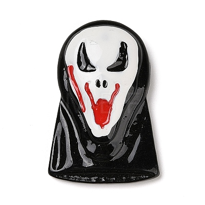 Ghost Mask Halloween Opaque Resin Decoden Cabochons RESI-R446-02C-1