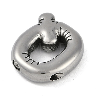 Anti-Tarnish 304 Stainless Steel Pendants STAS-K256-25Q-P-1