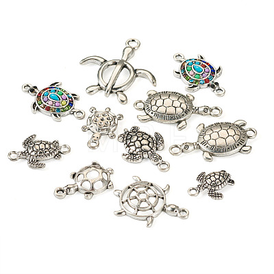 DIY Hollow Tortoise Jewelry Making Finding Kit FIND-TA0002-78-1