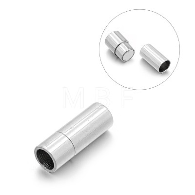 Smooth 304 Stainless Steel Column Magnetic Clasps STAS-E089-12C-1