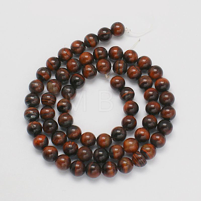 Natural Gemstone Round Bead Strands G-J302-09-4mm-1