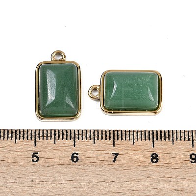 Natural Green Aventurine Pendants STAS-K291-04G-05-1