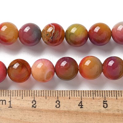 Natural Agate Beads Strands G-NH0001-G06-01-1