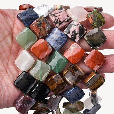 Natural Mixed Gemstone Beads Strands G-H340-01-1