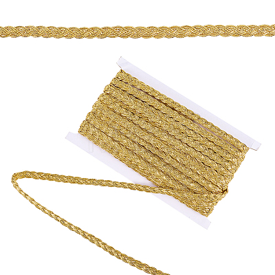 Braided Polyester Lace Ribbons SRIB-DR0001-03A-1