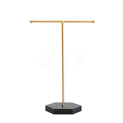 T Shaped Iron Earring Display Stand CON-PW0001-145B-1