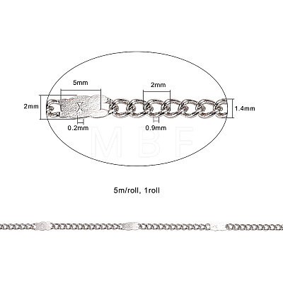 Brass Coated Iron Cable Chains CH-CJ0001-04P-1