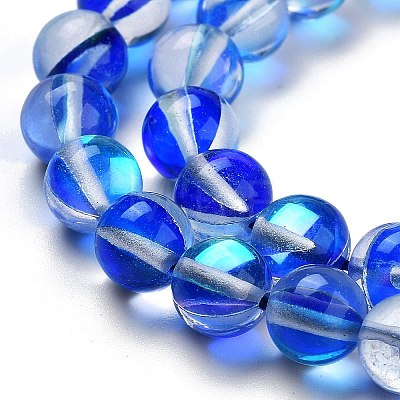 Transparent Glass Beads GLAA-B022-8mm-12-1