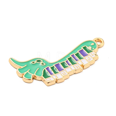 Alloy Enamel Pendants ENAM-K070-06B-G-1