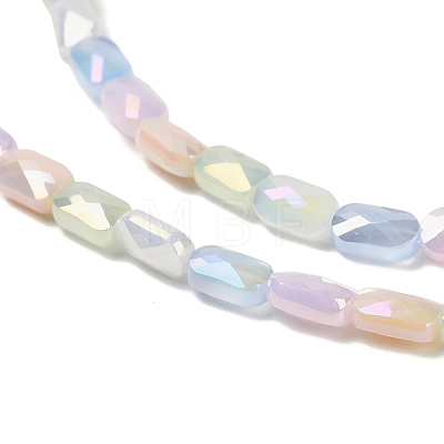 Electroplate Glass Beads Strands X-EGLA-P065-02A-01-1