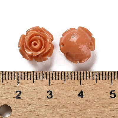 Synthetic Coral Carved Beads CORA-H003-01A-09-1