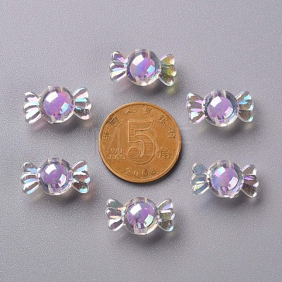 Transparent Acrylic Beads TACR-S152-03B-SS2114-1