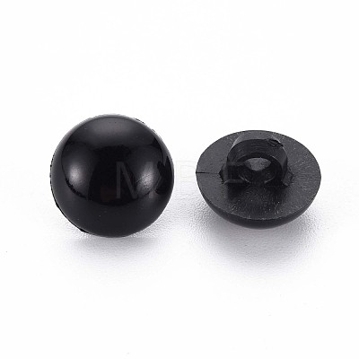 1-Hole Plastic Buttons BUTT-N018-033F-01-1