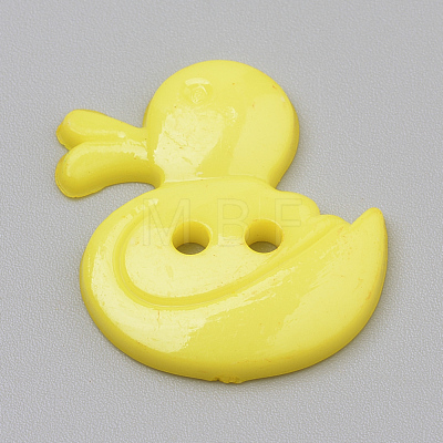 2-Hole Acrylic Buttons BUTT-Q037-10J-1