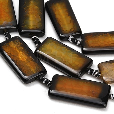 Natural Dragon Veins Agate Beads Strands GG-CBA2A74-01C-1