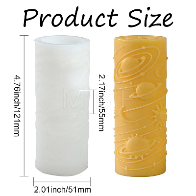 Moon Pattern with Column Silicone Candle Molds ST-CJ0043-069-1