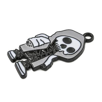 Halloween Alloy Enamel Pendants ENAM-M220-02J-B-1