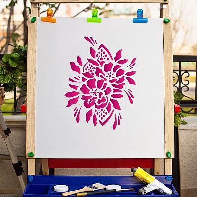 PET Plastic Drawing Painting Stencils Templates DIY-WH0284-004-1
