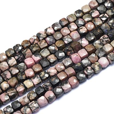 Natural Rhodonite Beads Strands G-K310-B02-1