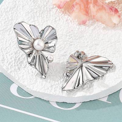 304 Stainless Steel Stud Earrings EJEW-S246-04P-1