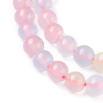 Natural White Jade Beads Strands G-I222-03C-1