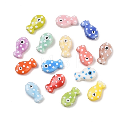 Handmade Porcelain Beads X-PORC-B009-03-1